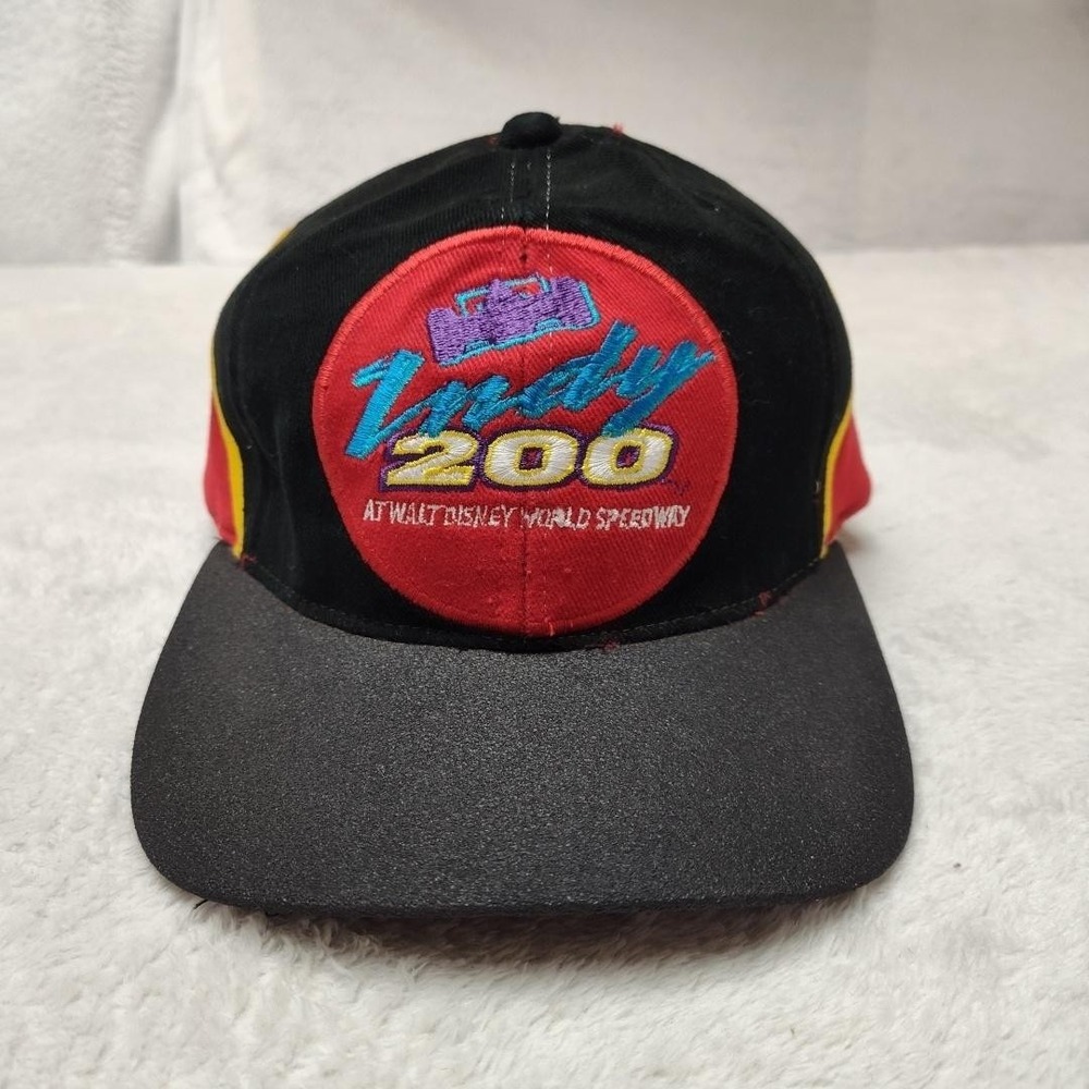 Vintage Goofys Hat Cap Strap Back One Size Mens Disney Indy 200‎ 90s Speedway